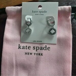 Kate Spade Spot the Spade Pave Earrings